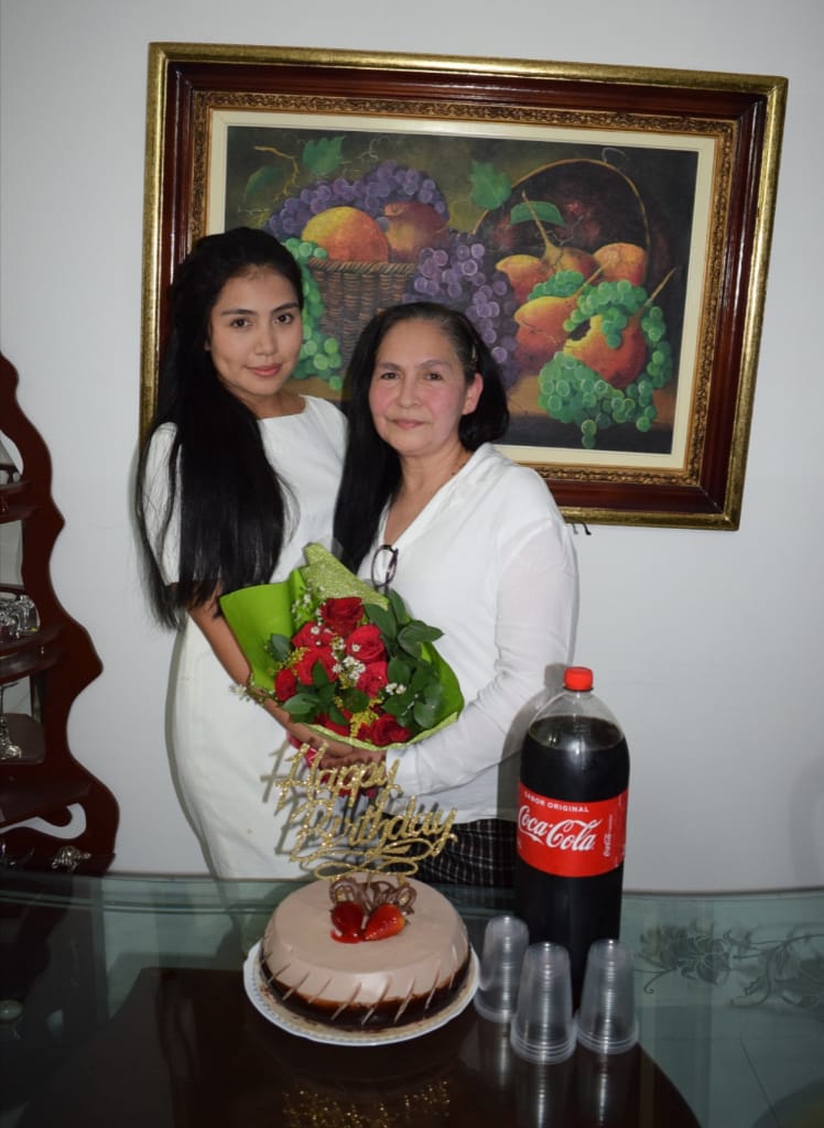 Zully Neried Perdomo y Aminta Torres.